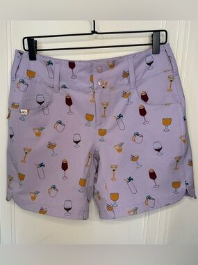 Wild Rye 7” MTB Bike Shorts Women's Size 8 purple